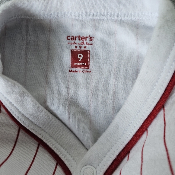 Carter's (Baby) | "Dad's Team" Baseball Onesie - Picture 6 of 6